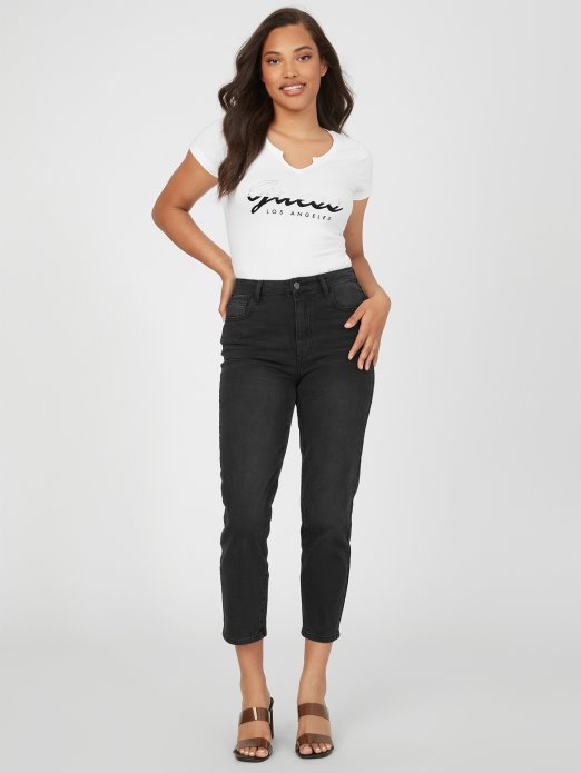 Guess Shopping Majica S Logotipom čistog Bijelog Anisa