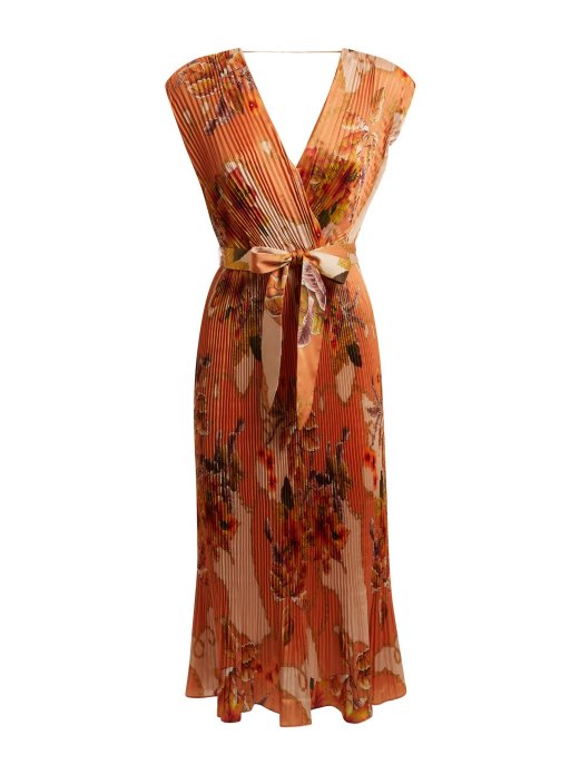 Guess Shopping Marciano All Over Print Haljina Narančasta