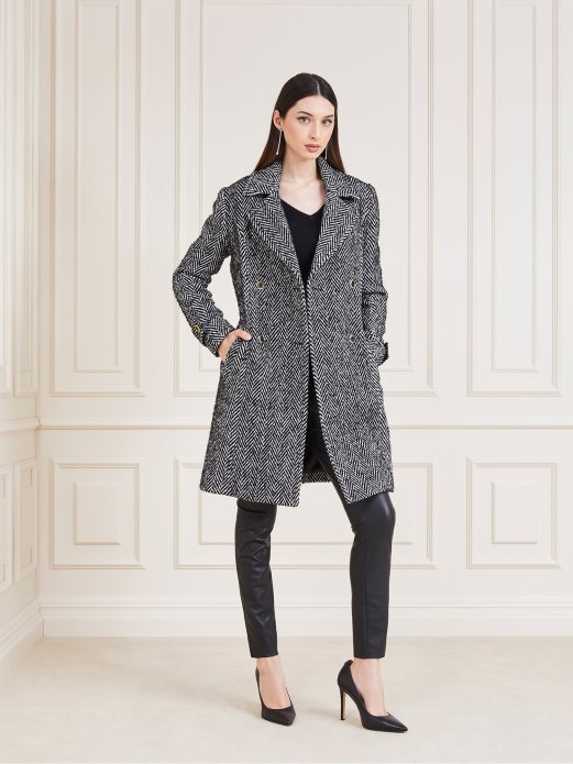 Guess Shopping Marciano Kaput Riblja Kost Crni Multi