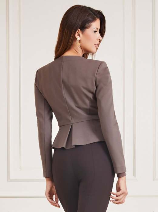 Guess Shopping Marciano Peplum Jakna Smeđa