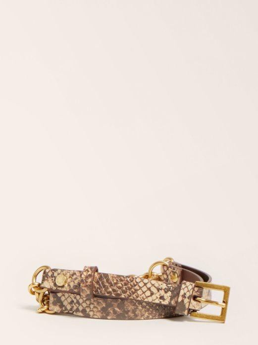 Guess Shopping Marciano Phyton Print Pojas Narančasta