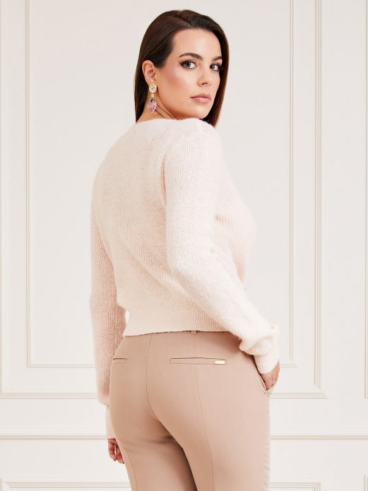 Guess Shopping Marciano Pulover S Lancem Ružičasta