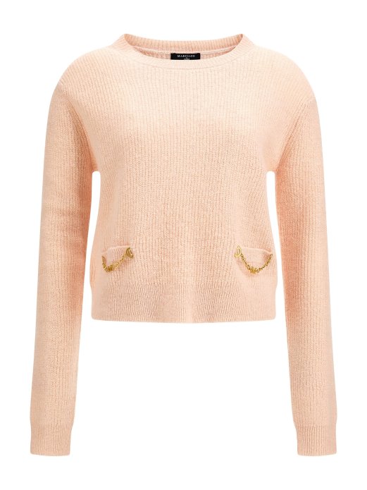 Guess Shopping Marciano Pulover S Lancem Ružičasta