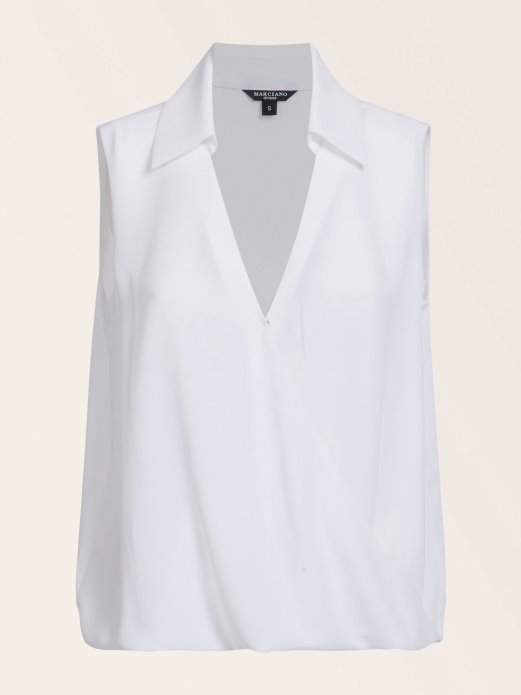 Guess Shopping Marciano Saten Top Bijeli