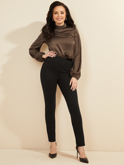 Guess Shopping Marciano Satenska Bluza Smeđa