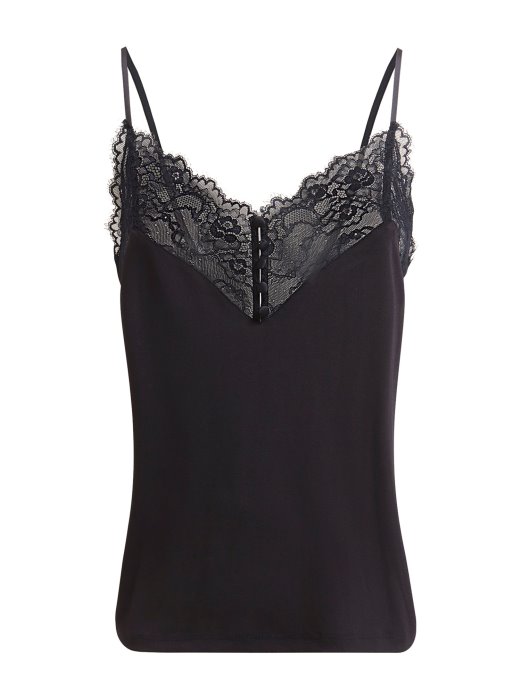 Guess Shopping Marciano čipkasti Umetak Top Plava