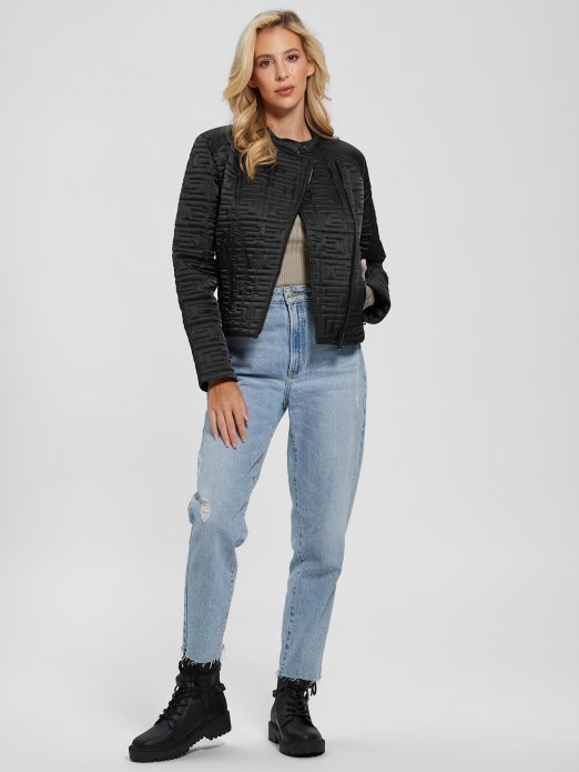 Guess Shopping Marine Prošivena Jakna Crna