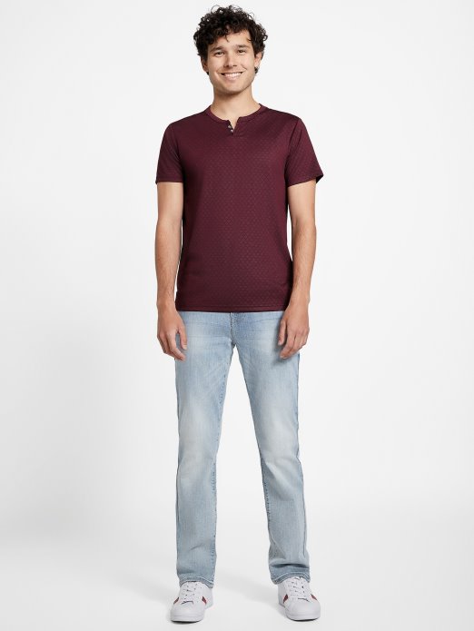 Guess Shopping Marmont Red Waken Jacquard Tee