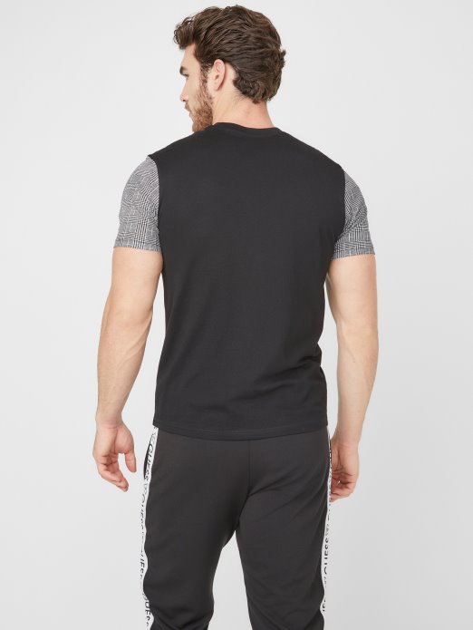 Guess Shopping Martyn Color-block Majica Jet Crna Multi