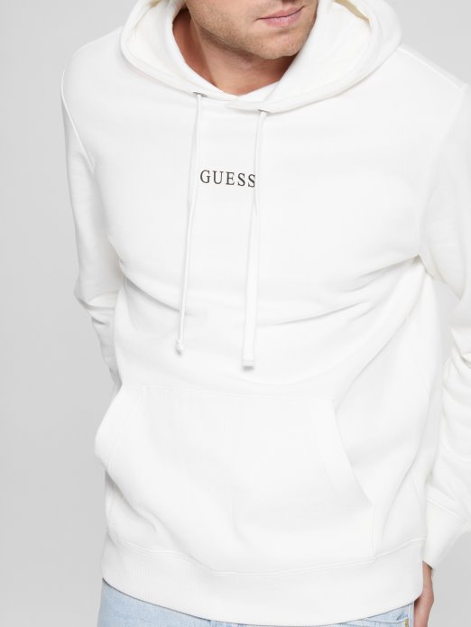 Guess Shopping Matirana Bijela Eco Roy Majica S Kapuljačom