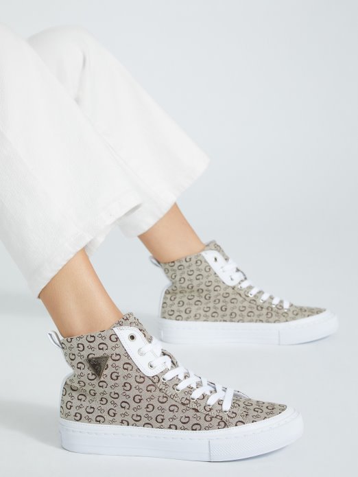 Guess Shopping Md Brn Bak By Now Visoke Tenisice