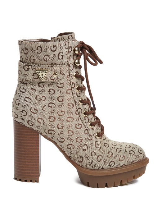 Guess Shopping Md Brn Bak Emmalee Logo Borbene čizme