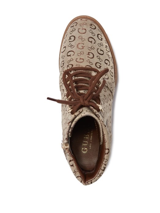 Guess Shopping Md Brn Bak Emmalee Logo Borbene čizme