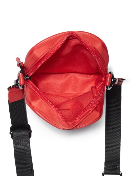 Guess Shopping Mesh Logo Crossbody Crvena