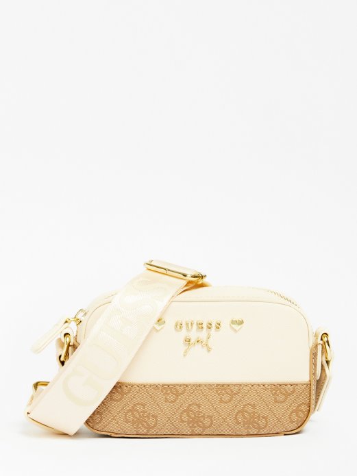 Guess Shopping Micole 4g ​​​​logo Torba Preko Ramena Bijela