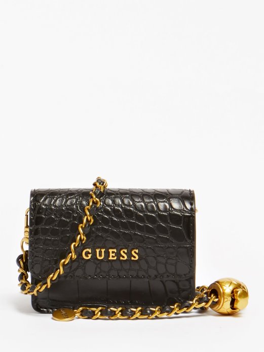 Guess Shopping Mini Torba Preko Ramena S Croc Printom