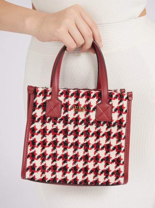 Guess Shopping Mini Torbica Od Silvana Tvida Crna