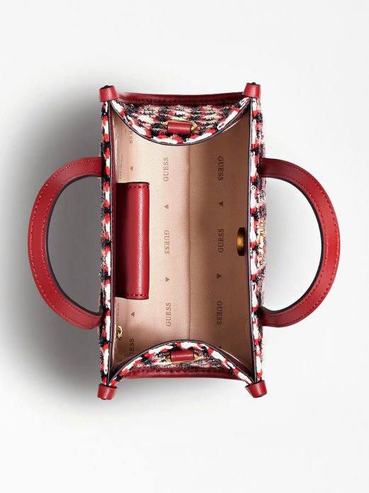 Guess Shopping Mini Torbica Od Silvana Tvida Crna