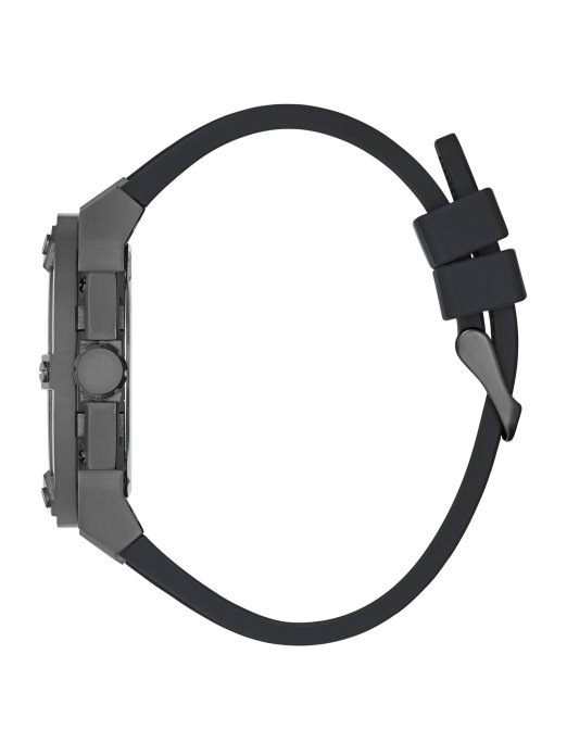 Guess Shopping Multi Crni I Metalni Višenamjenski Sat