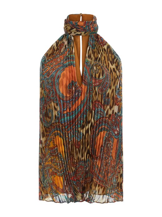 Guess Shopping Multicolor Pattern Marciano All Over Print Top