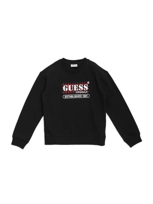 Guess Shopping Originals Logotip Majica (2-14) Jet Crna