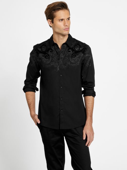 Guess Shopping Orrin Košulja Jet Crna