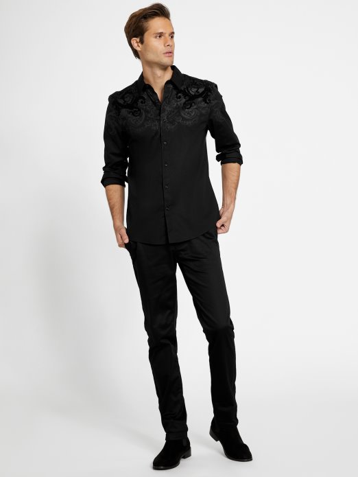 Guess Shopping Orrin Košulja Jet Crna