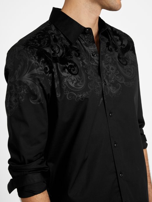 Guess Shopping Orrin Košulja Jet Crna