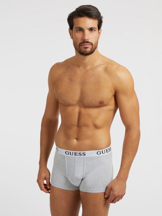 Guess Shopping Paket 3 Bokserice S Logom Crne Multi