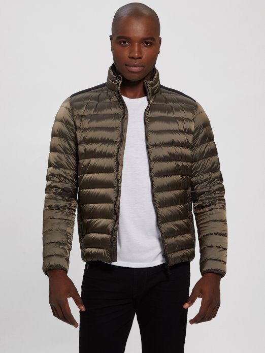 Guess Shopping Pasadena Kamena Prava Pufer Jakna Za Pakiranje