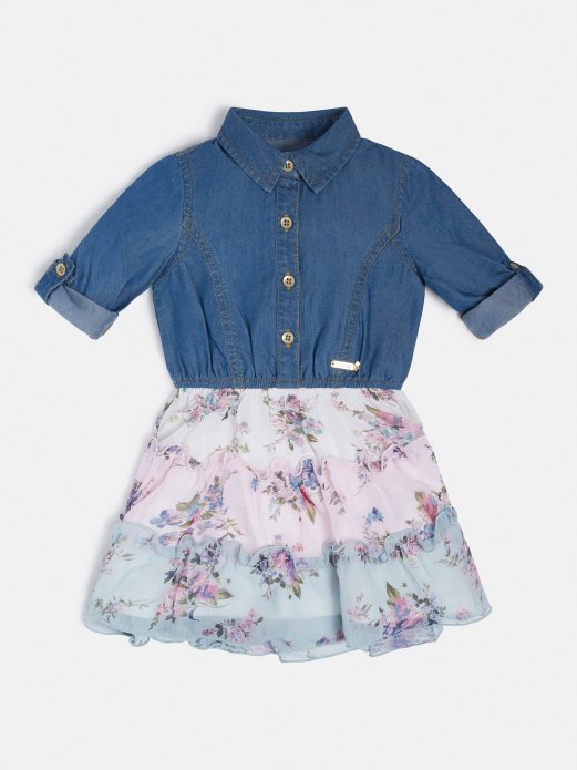 Guess Shopping Plava Multi Traper Haljina