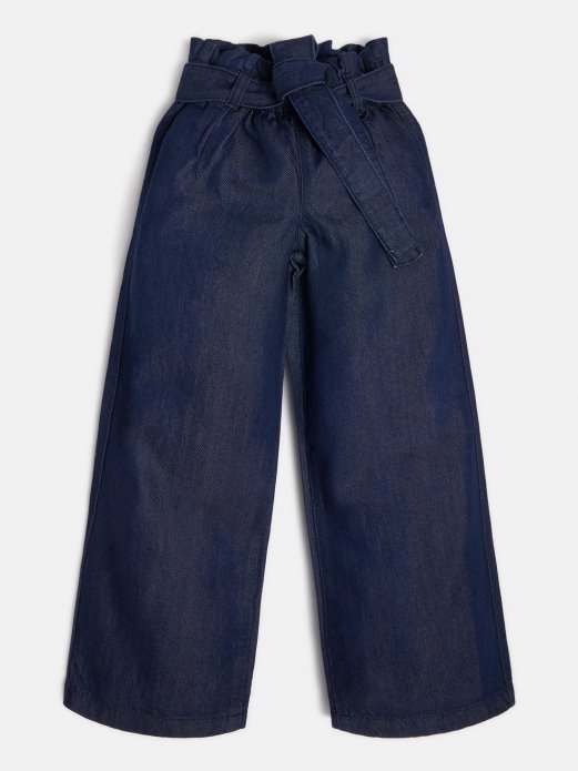 Guess Shopping Plava Opuštena Moda Traper Hlača