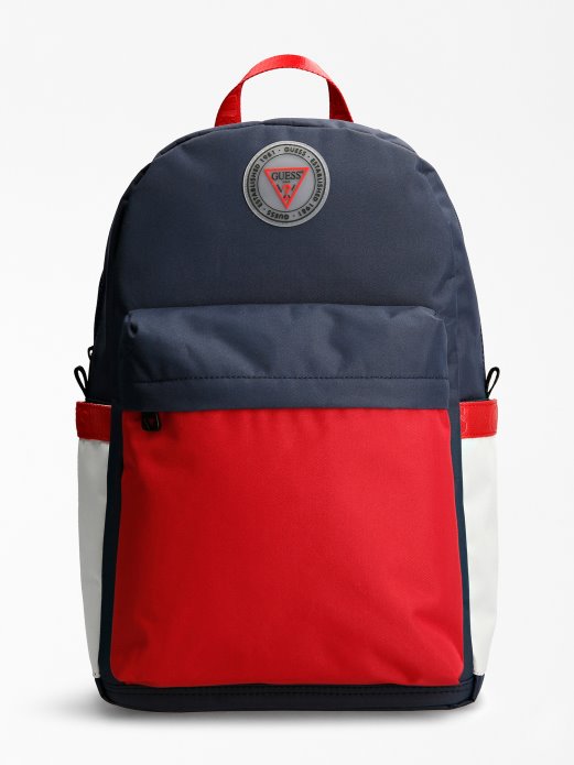 Guess Shopping Plavi Multi Elvis Color Block Ruksak