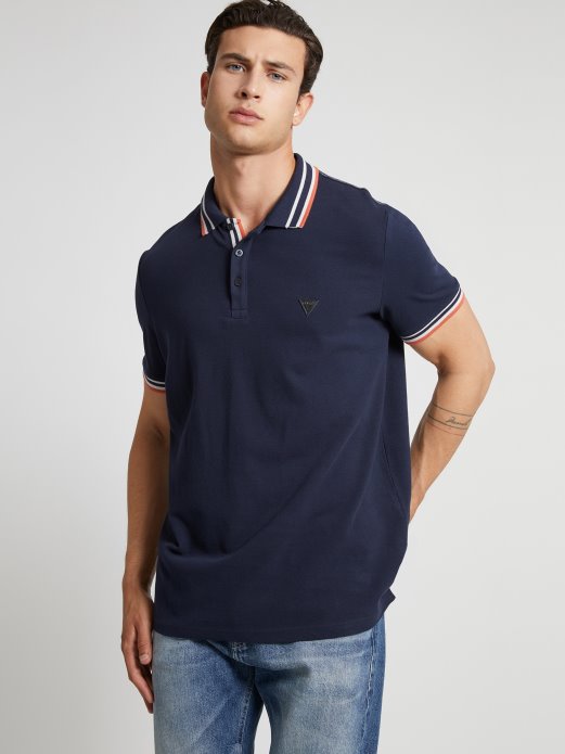 Guess Shopping Plavi Prednji Logo Polo