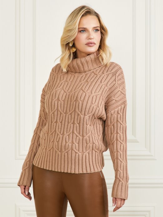 Guess Shopping Plavuša Ambicija Ellarose Top Džemper