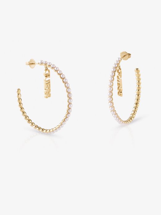 Guess Shopping Podvodne Ljubavne Naušnice Multi Gold