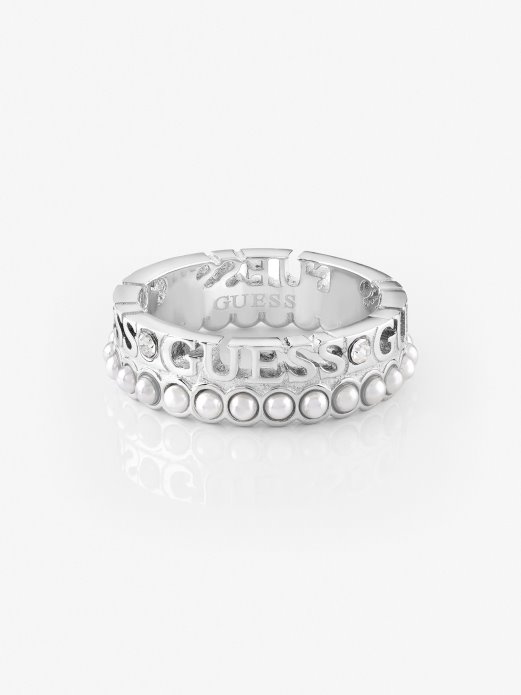Guess Shopping Podvodni Ljubavni Prsten Srebrni