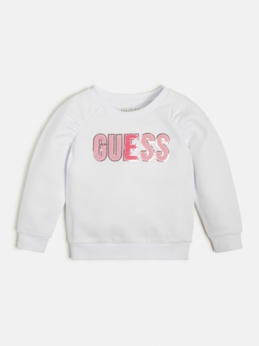 Guess Shopping Prednja Majica S Logom Bijela