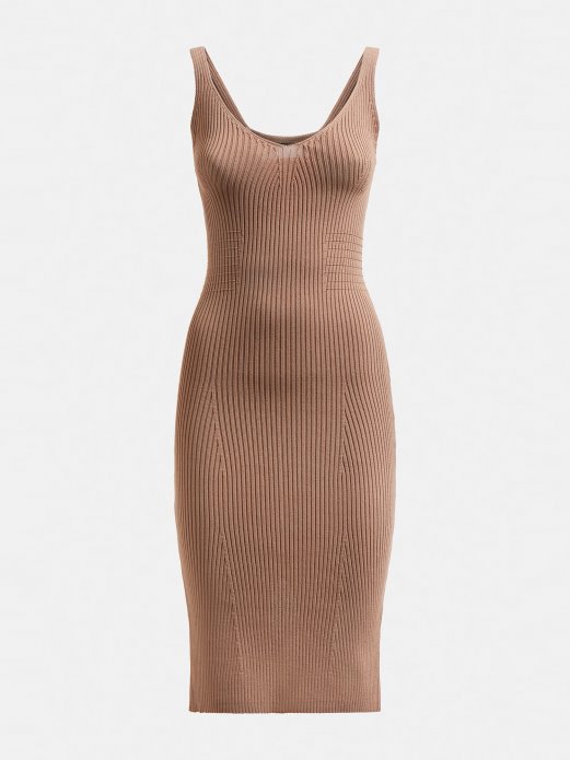 Guess Shopping Pripijena Haljina Bež