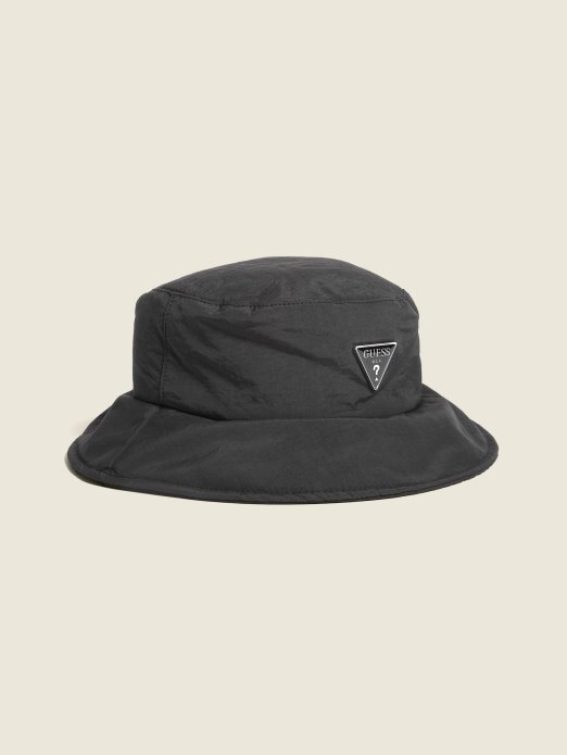 Guess Shopping Puffer Bucket Hat Black