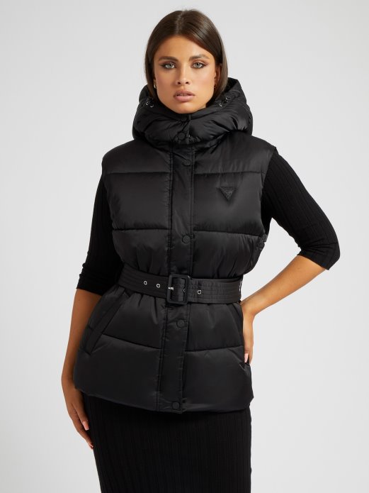 Guess Shopping Puffer Vest Black