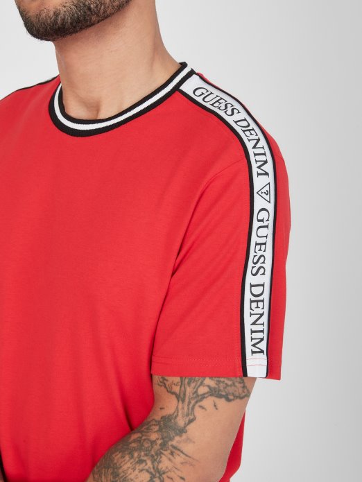 Guess Shopping Racing Crvena Majica S Logotipom Hyatta