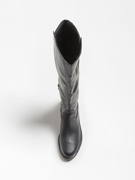 Guess Shopping Raniela čizma S Okruglim Prstima Crna