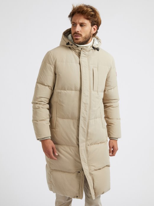 Guess Shopping Real Down Long Puffer Bež