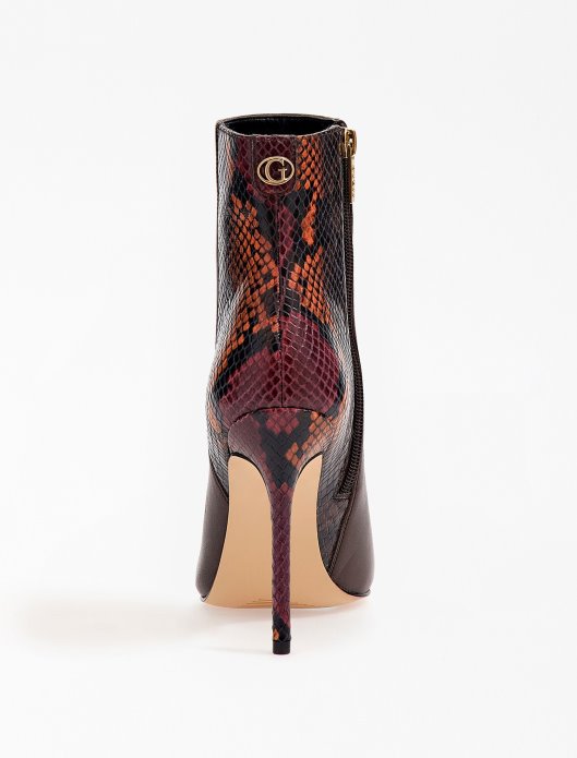 Guess Shopping Reddi Gležnjače Od Prave Kože Smeđe