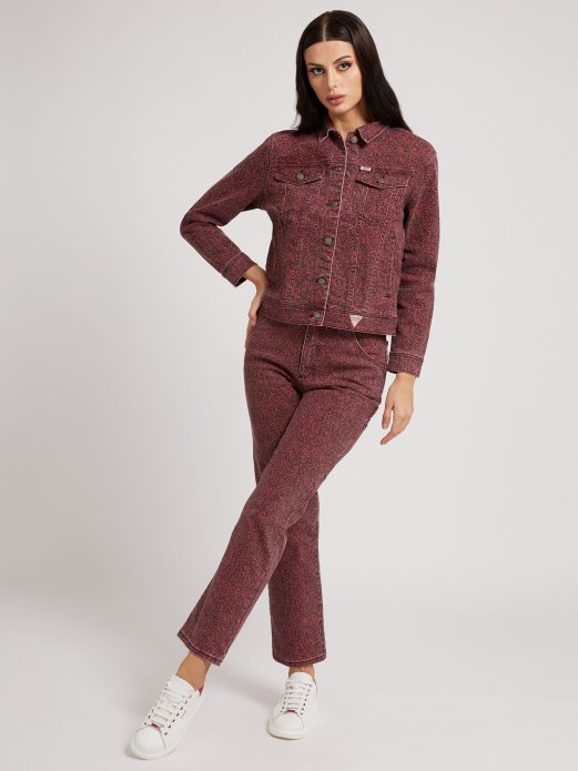 Guess Shopping Regular Fit Traper Jakna Crvena