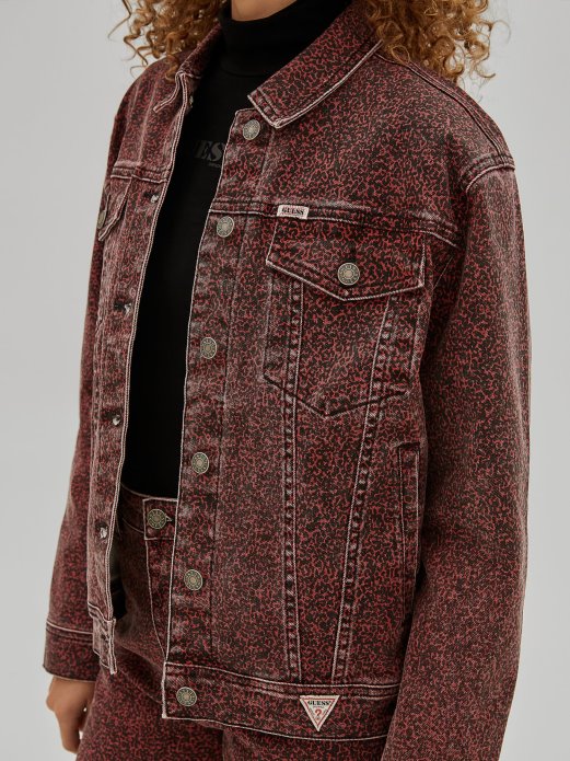 Guess Shopping Regular Fit Traper Jakna Crvena