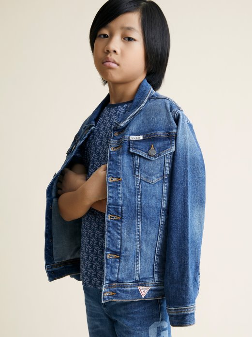 Guess Shopping Regular Fit Traper Jakna Plava