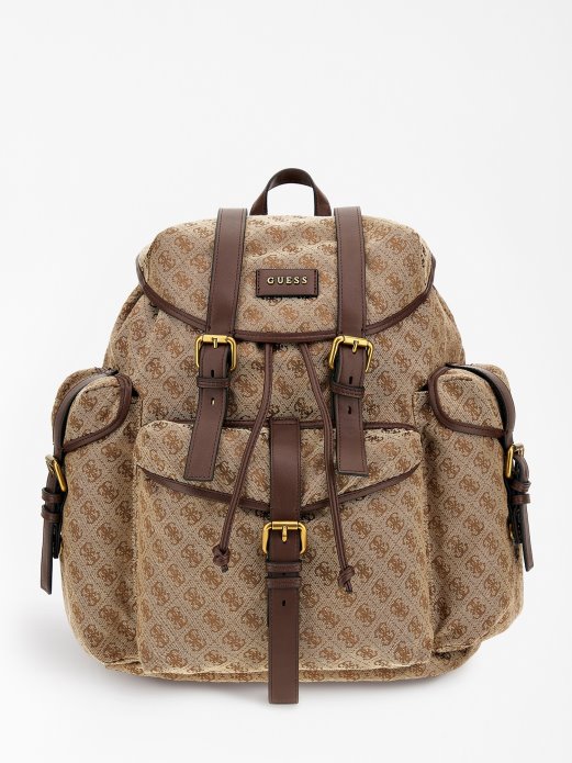 Guess Shopping Retro 4g Logo Ruksak Bež