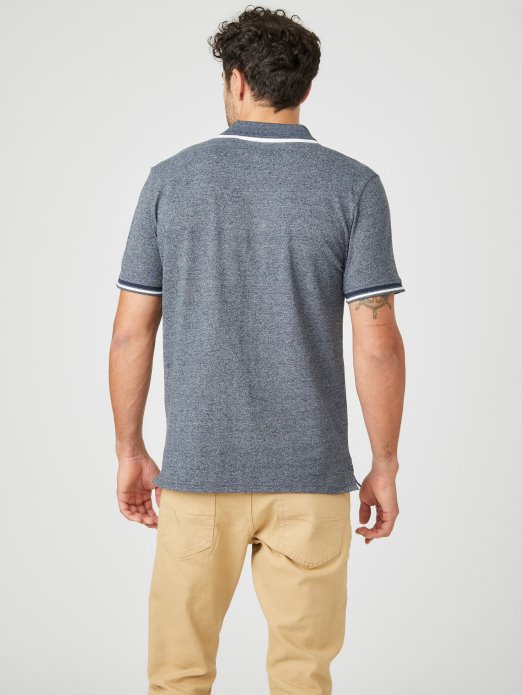 Guess Shopping Richie Polo Silk Blue Multi